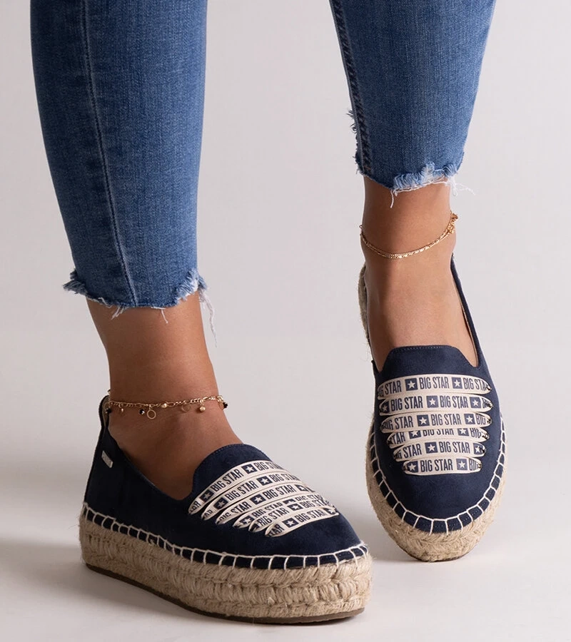 Big Star JJ274889 kék espadrille