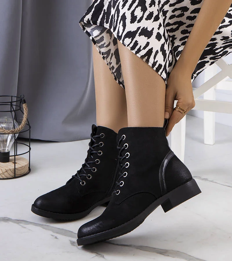 Fekete klasszikus Lizeth bokacsizma