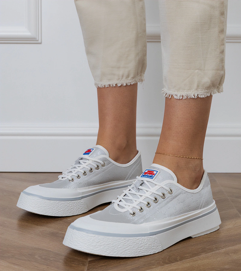 Greta női szürke platform tornacipő