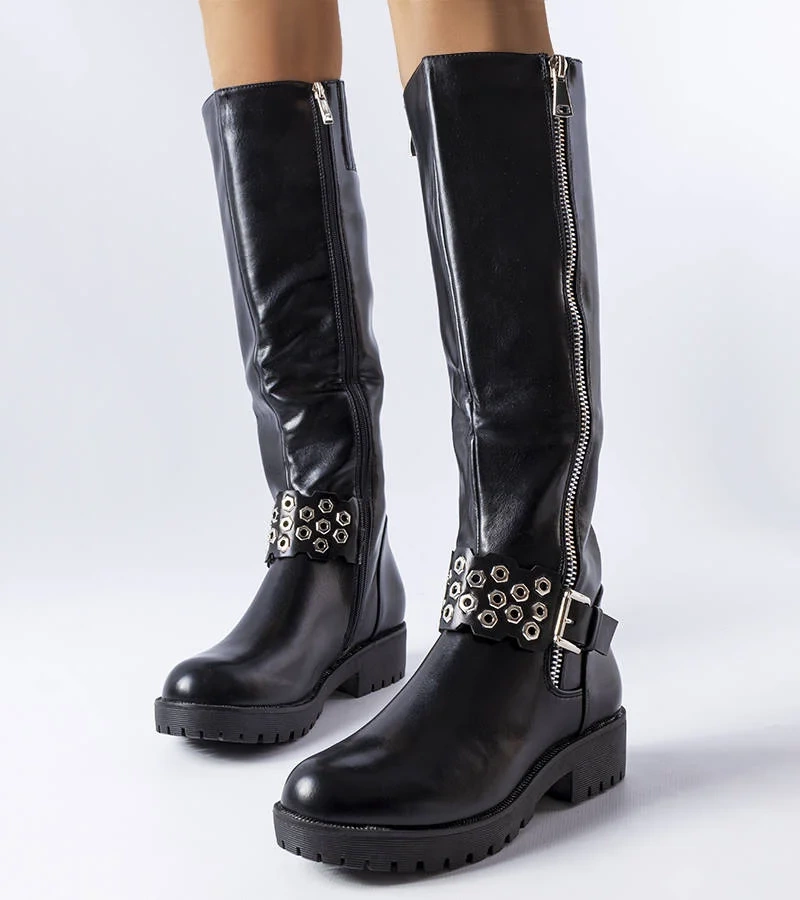 Fekete csizma Janice