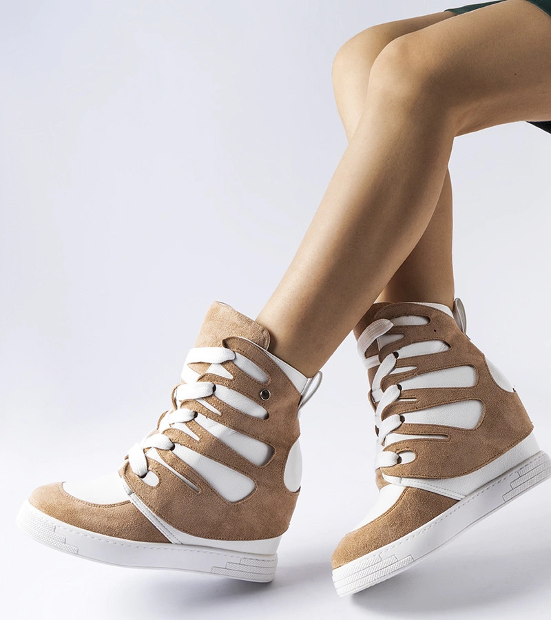 Pantaleone fehér-bézs tornacipők