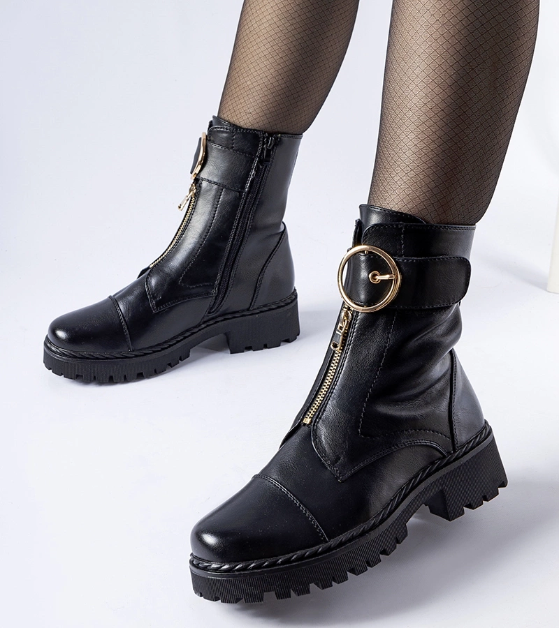 Fekete bélelt trapérok Classe