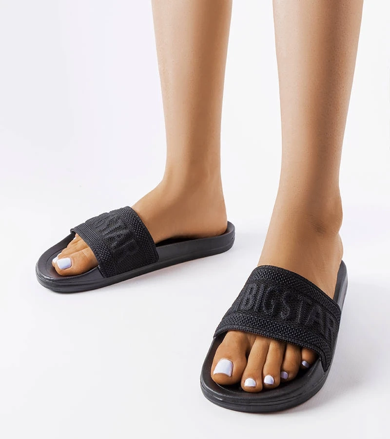 Fekete Big Star LL274A158 papucs