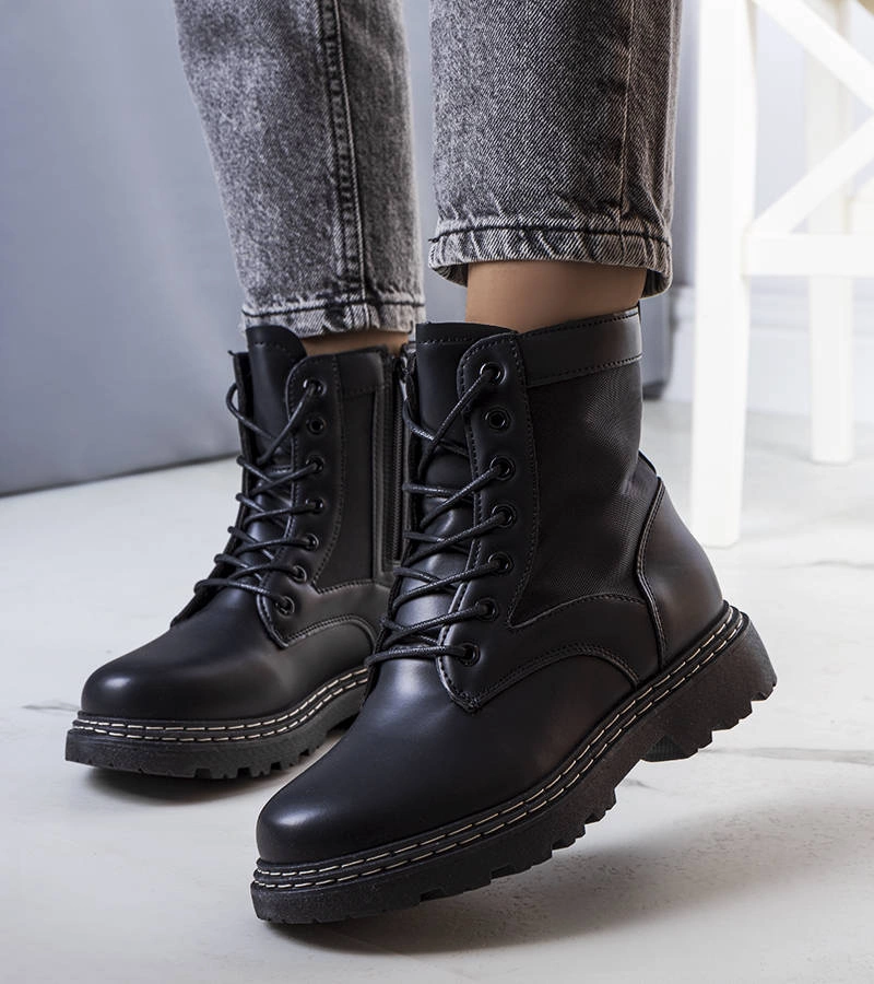 Fekete bélelt trapper nadrág Krylo