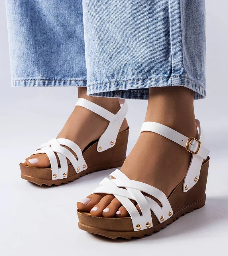 Fehér cipők Audric talppal