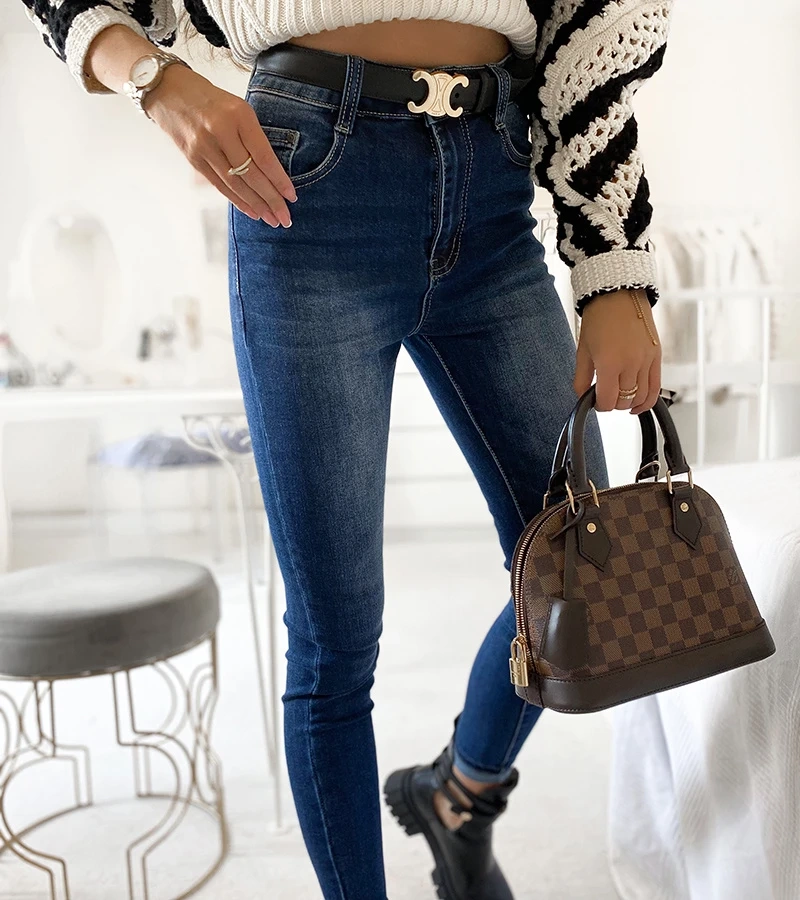 Sötétkék farmernadrág Mineo