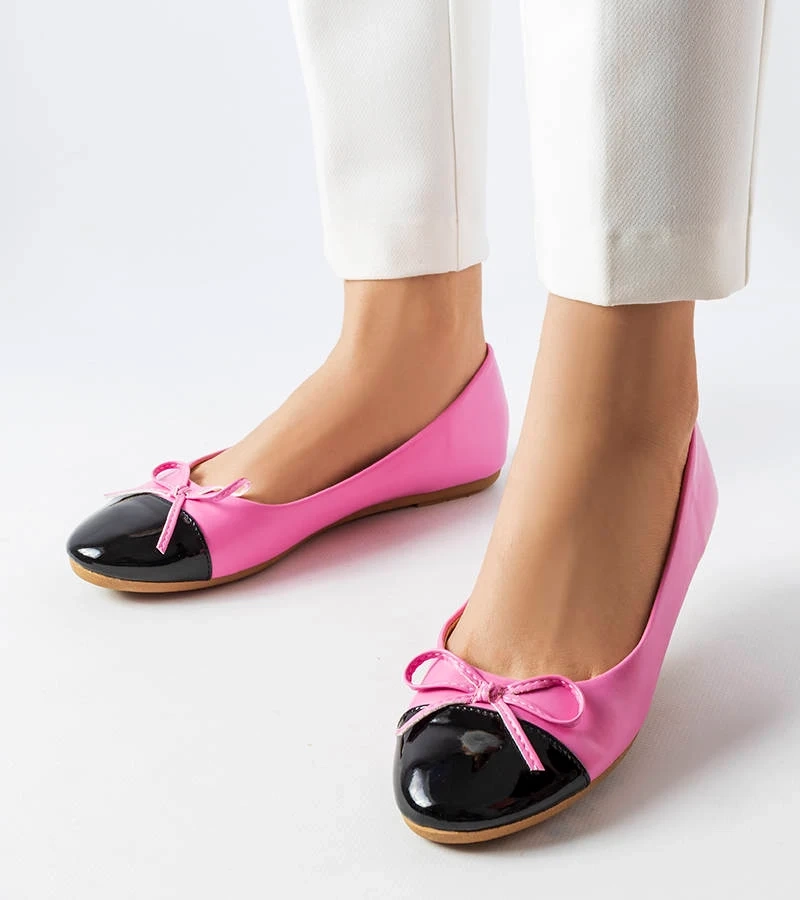 Rózsaszín balerina lakkorrú orrnyílással Despins