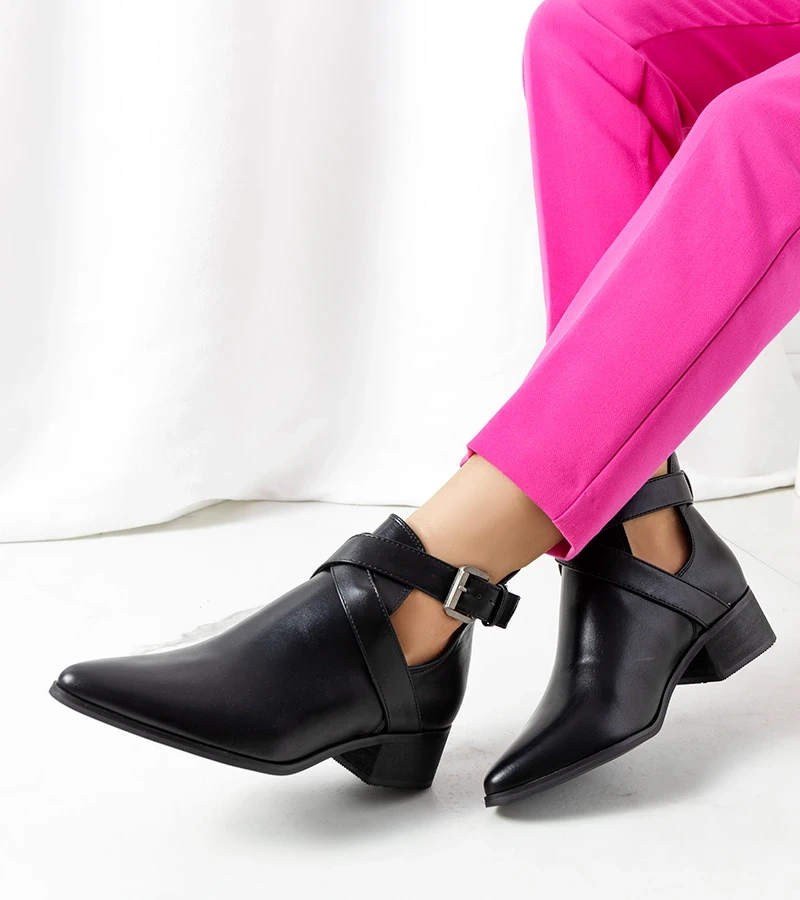 Fekete bokacsizma Wardle