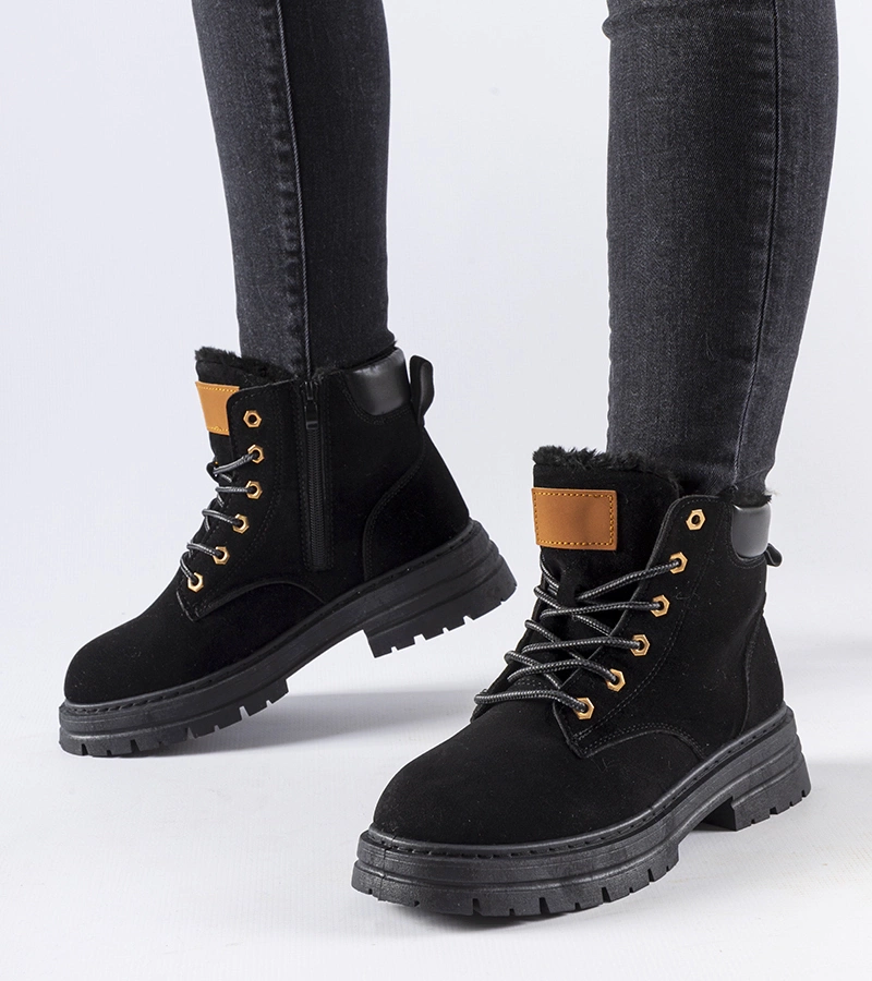 Fekete bélelt Stevens munkásnadrág