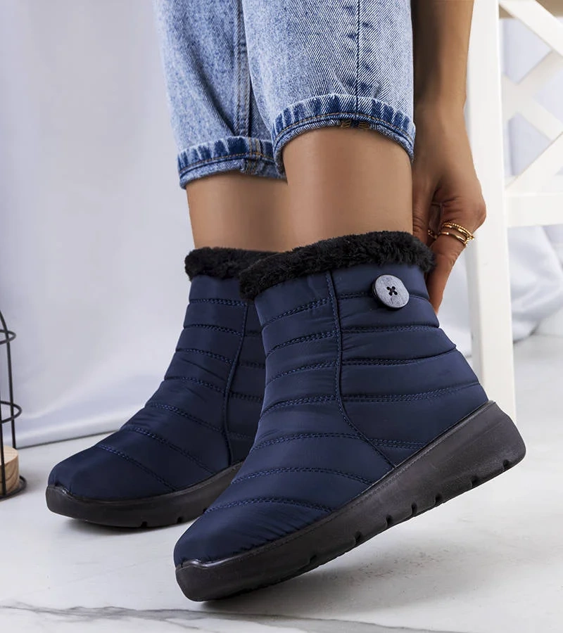 Sötétkék steppelt hótaposó Reign