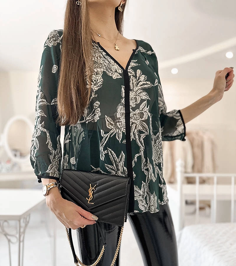 Zöld mintás Salois ing