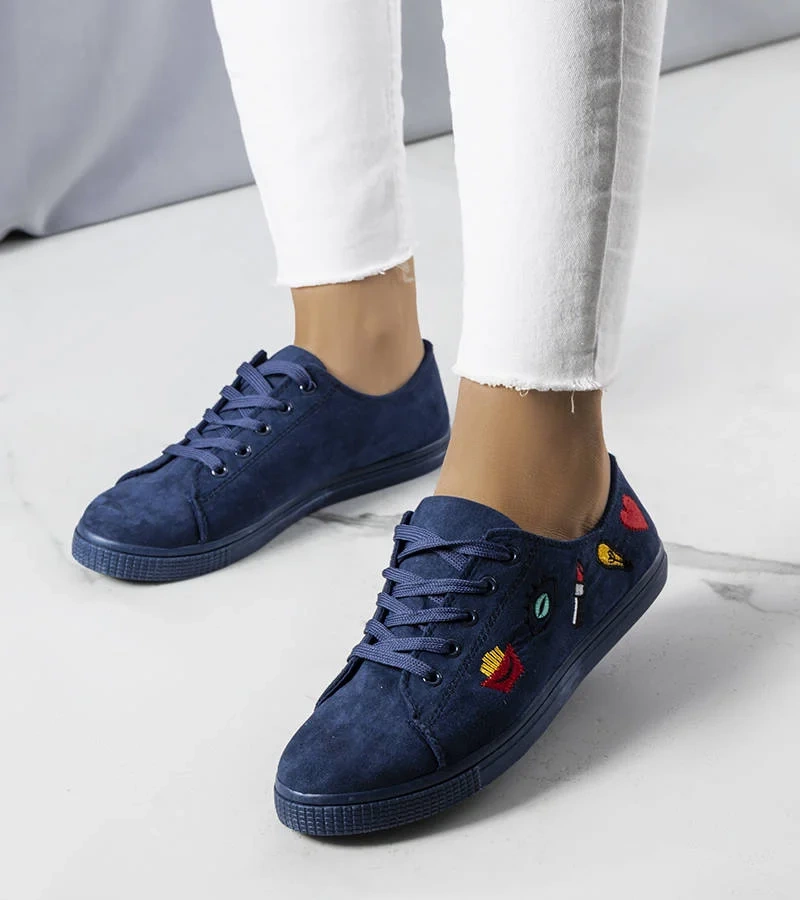 Kailey sötétkék tornacipők