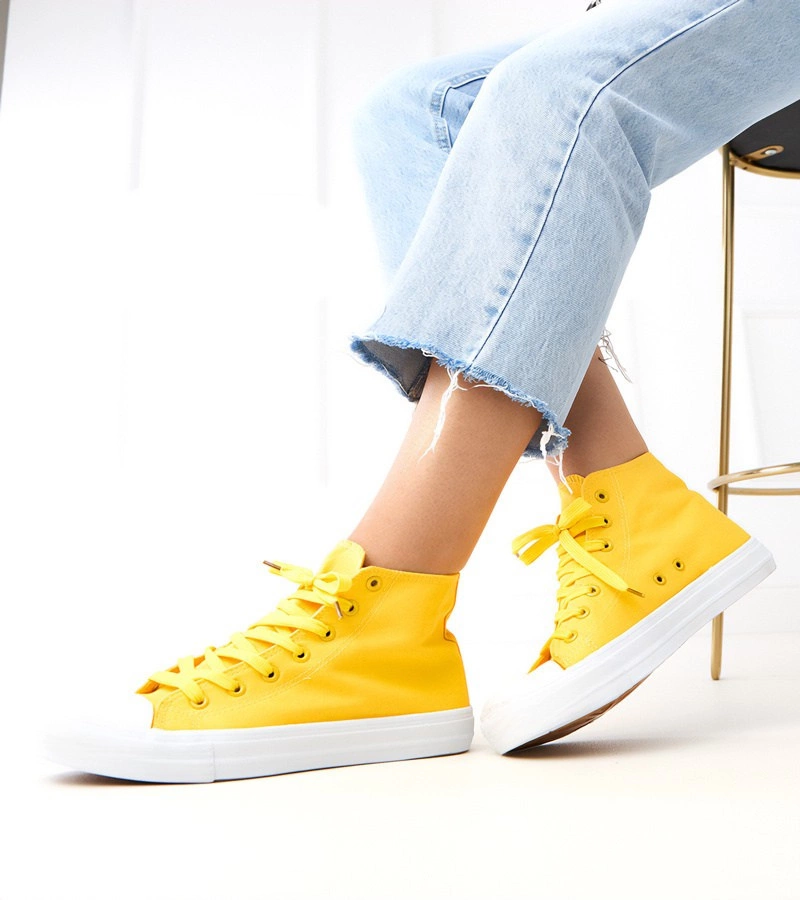 Sárga magas tornacipő Ghanem