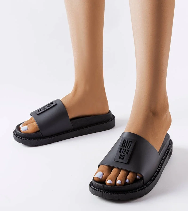 Fekete Big Star LL274429 papucs