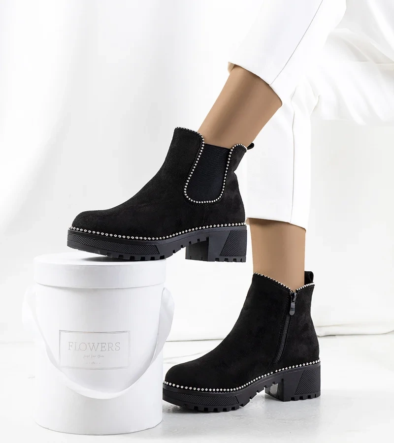 Fekete bokacsizma Eastcliff