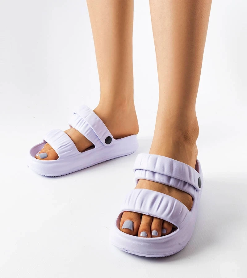 Lila habos papucs Griffin