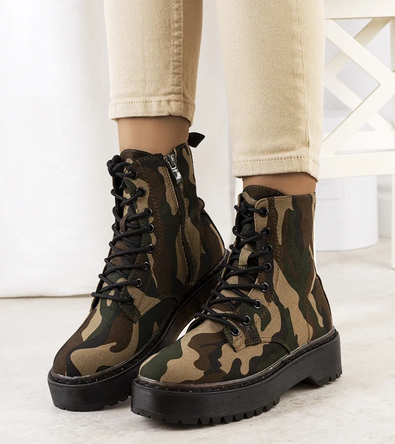 Zöld katonai traper Lanita