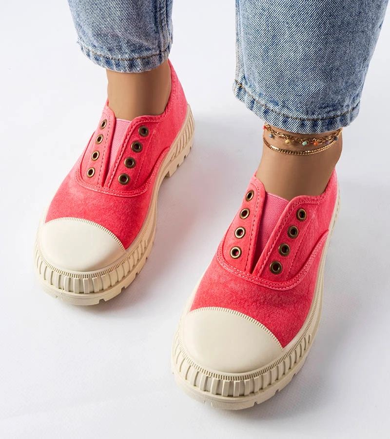 Sötétrózsaszín gumicipő Walton