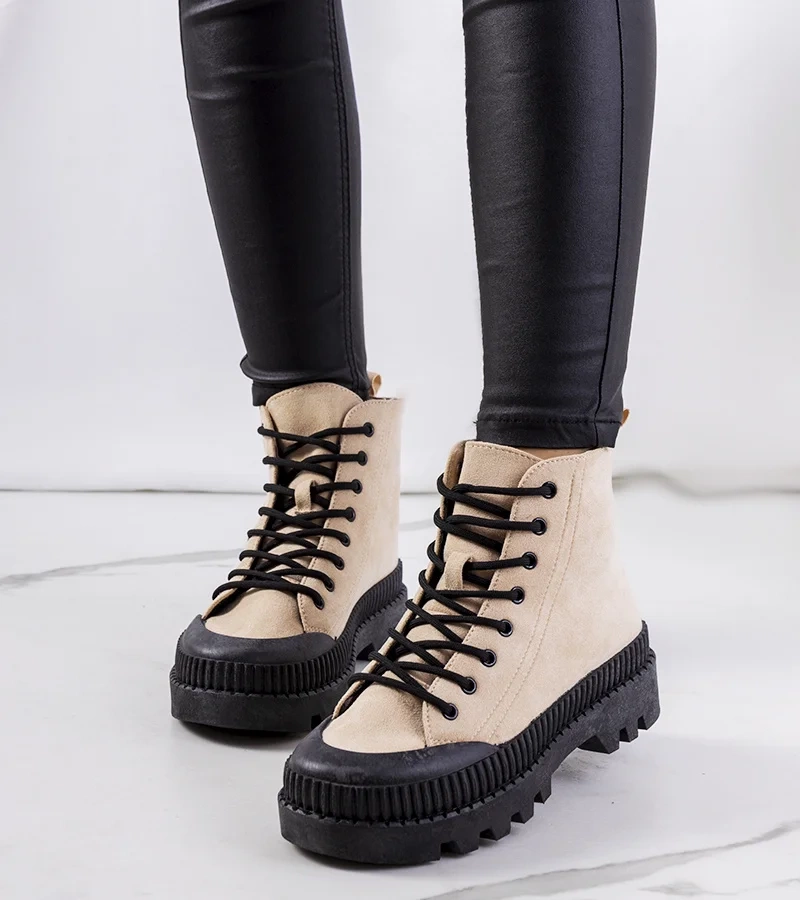 Avenis bézs szövetcipők