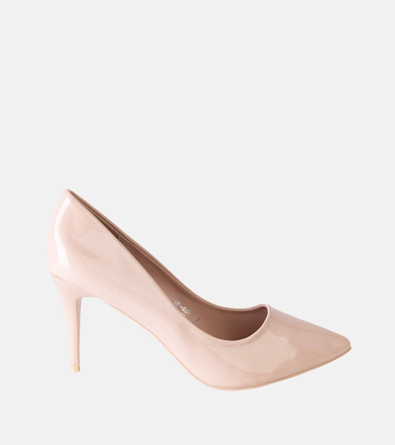 Bézs lakkozott tűsarkúak Greece