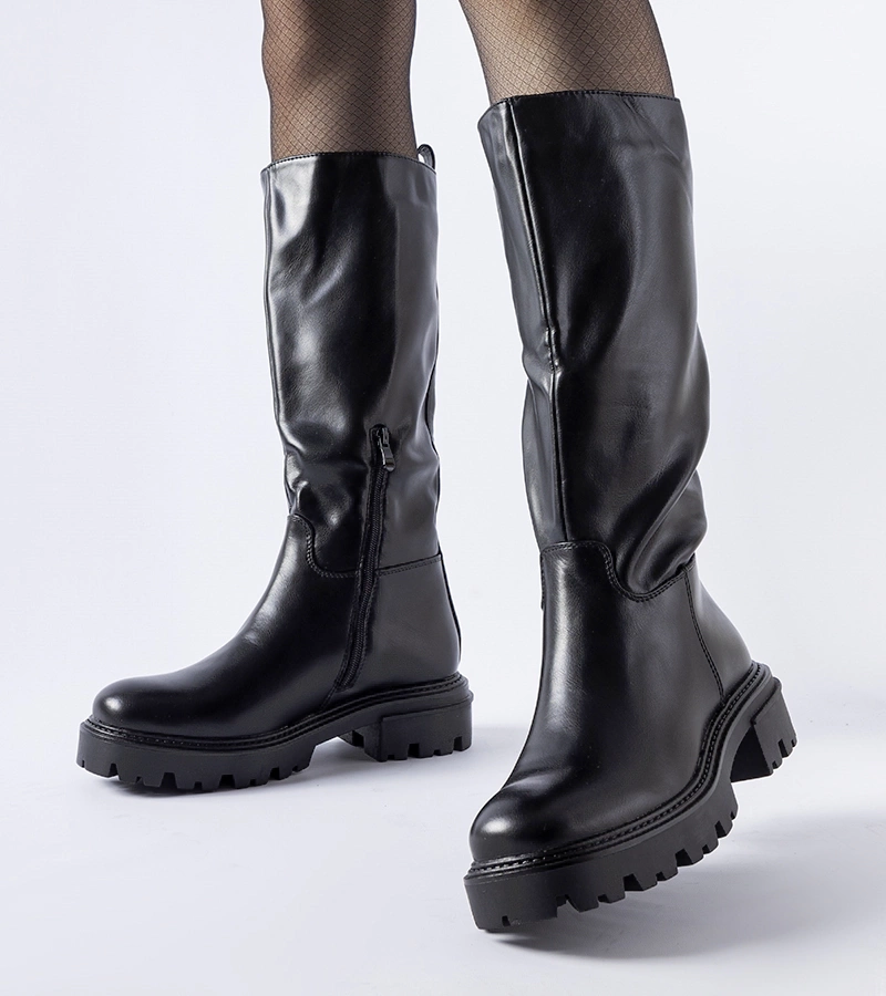 Fekete bélelt csizma Keauhou