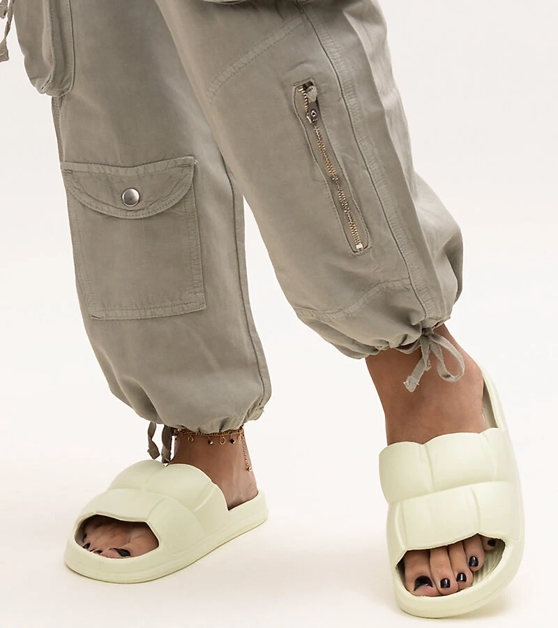 Zöld Diamanda habfürdő papucsok