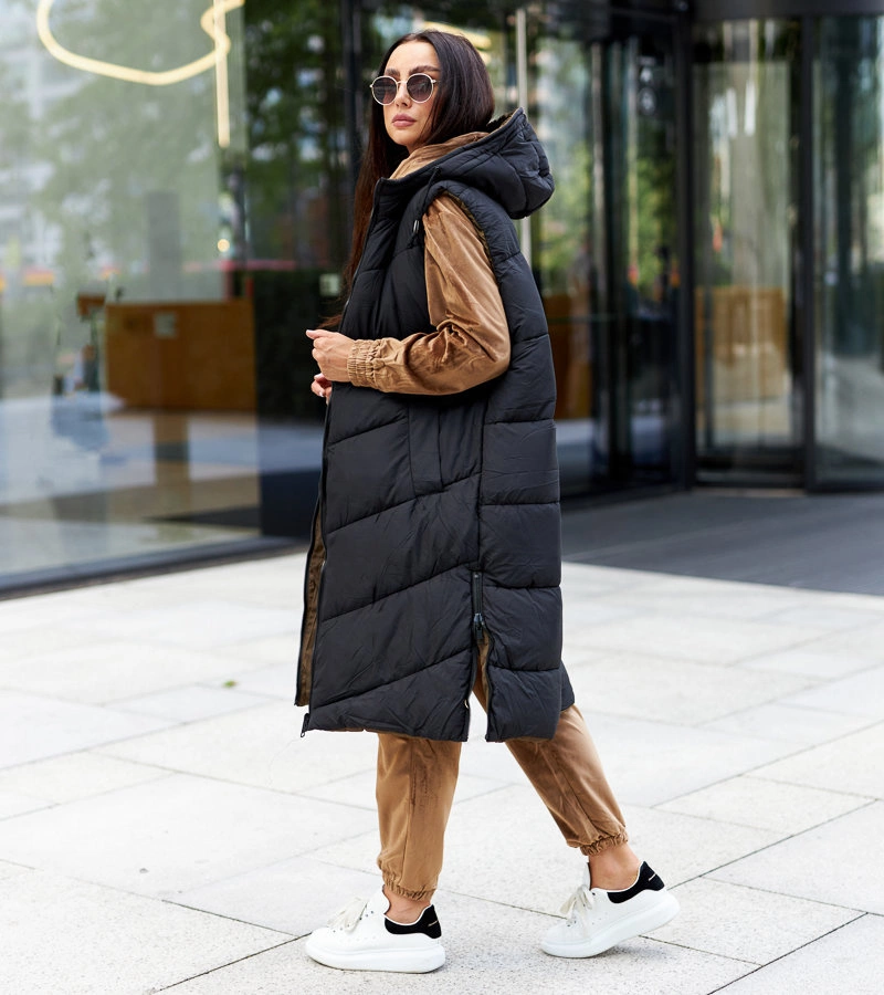 Simon fekete-barna kétoldalas mellény