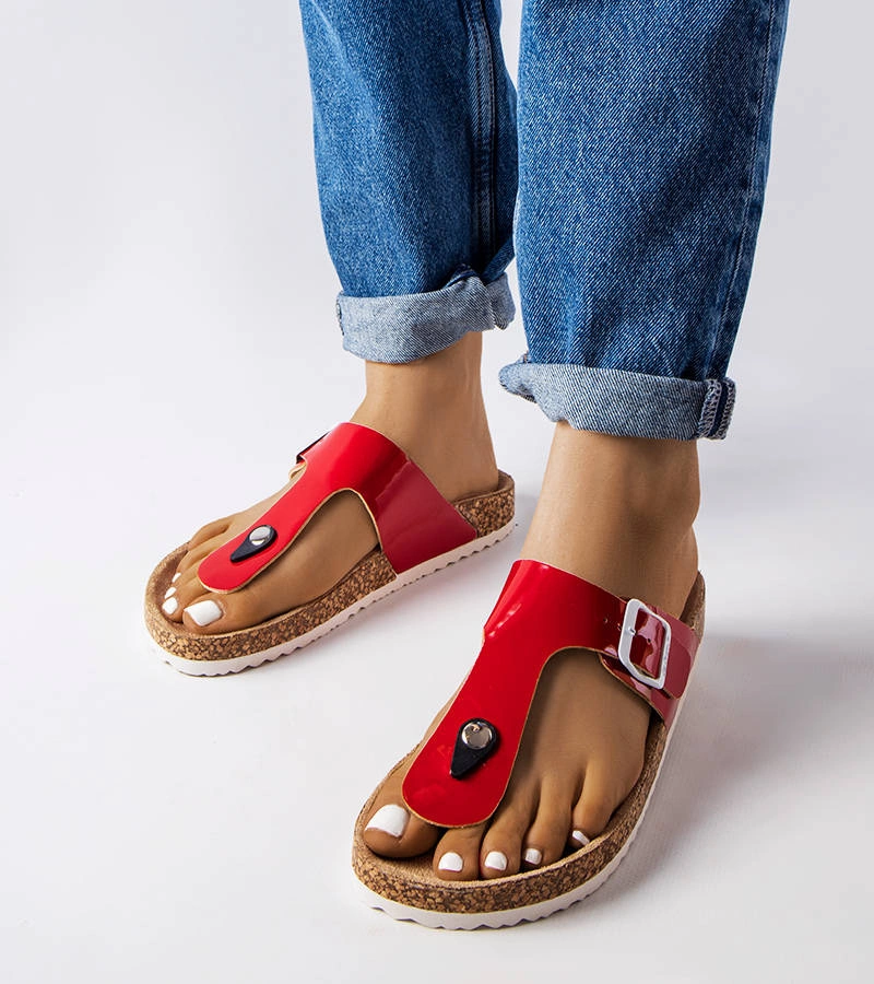 Piros Lee Cooper LCW-22-35-1171L papucs