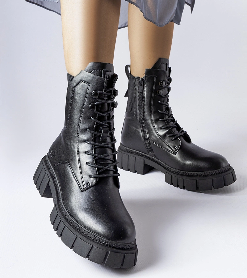 Fekete bélelt munkásnadrág Big Star MM274581