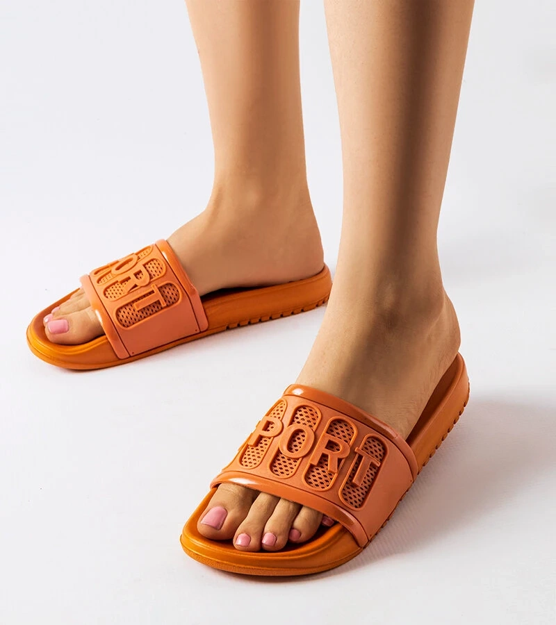 Moiariello narancssárga gumipapucsok