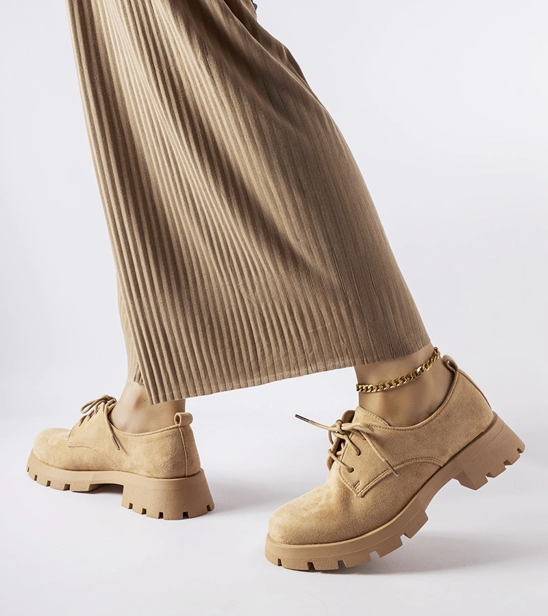 Barna félcipő masszív talppal Coleman