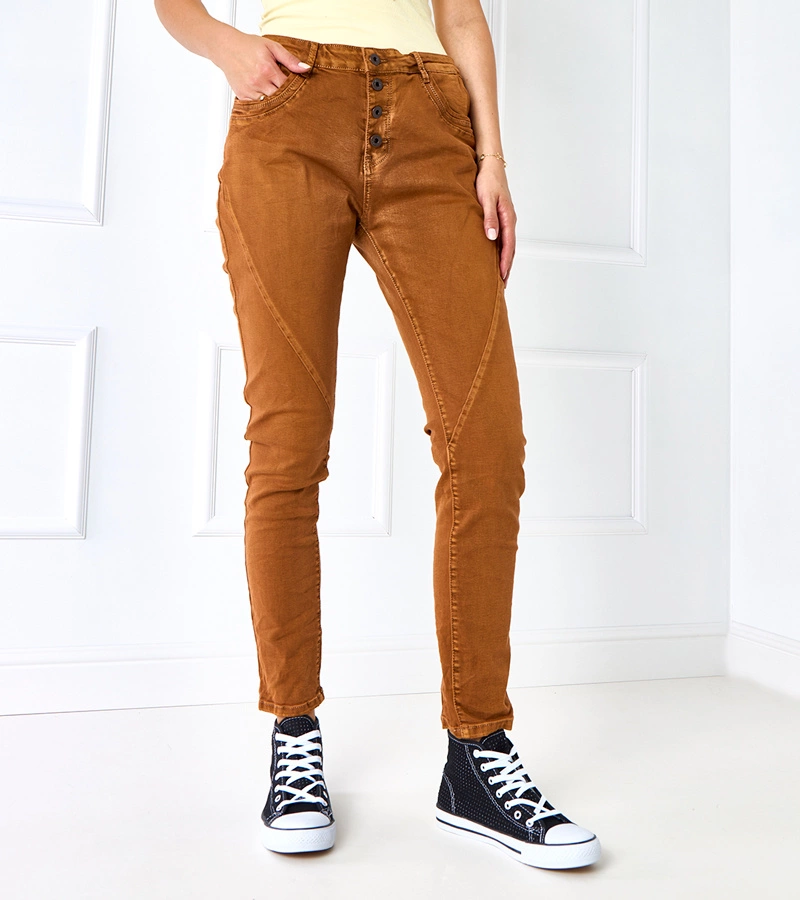 B252 -JB BROWN bronz farmernadrág Lévesque
