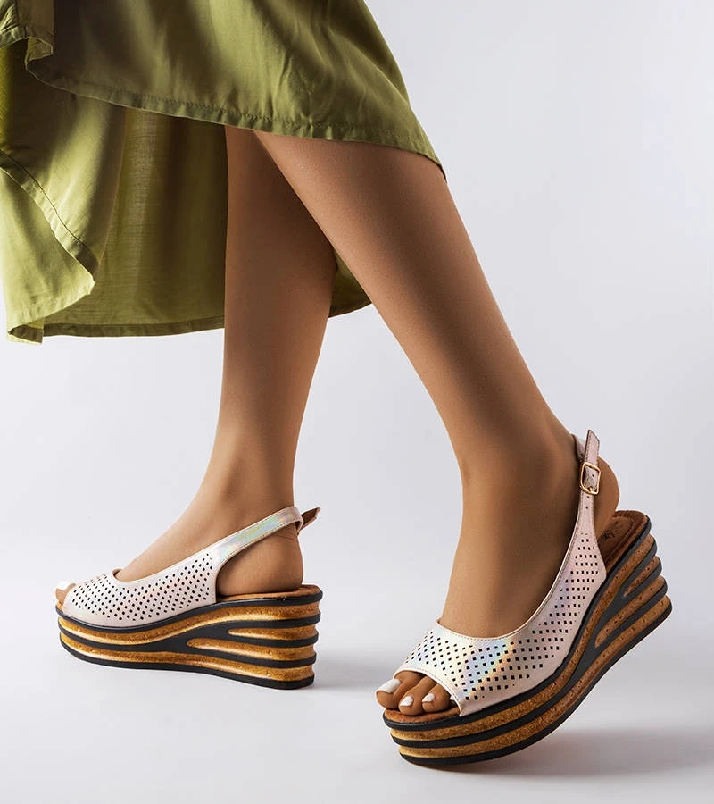 Griner bézs espadrille talpakkal