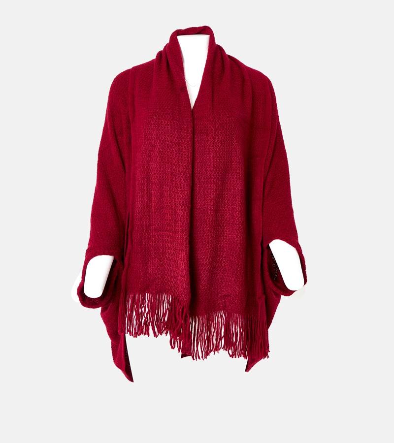 Bordó rojtos takaró Noah