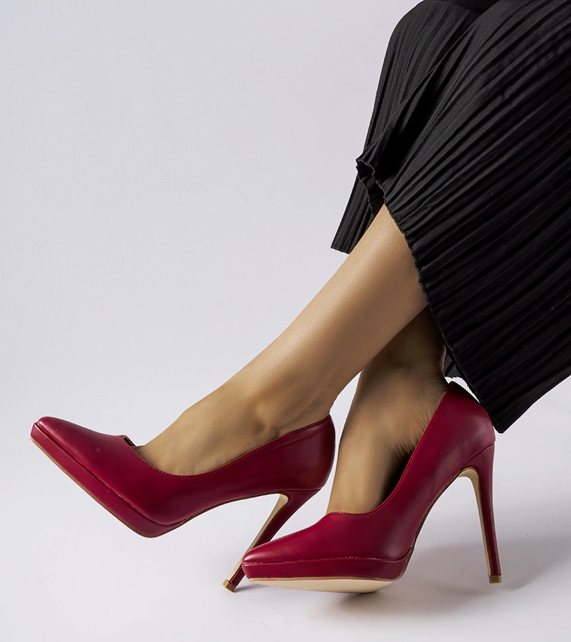 Kristin klasszikus bordó tűsarkúk