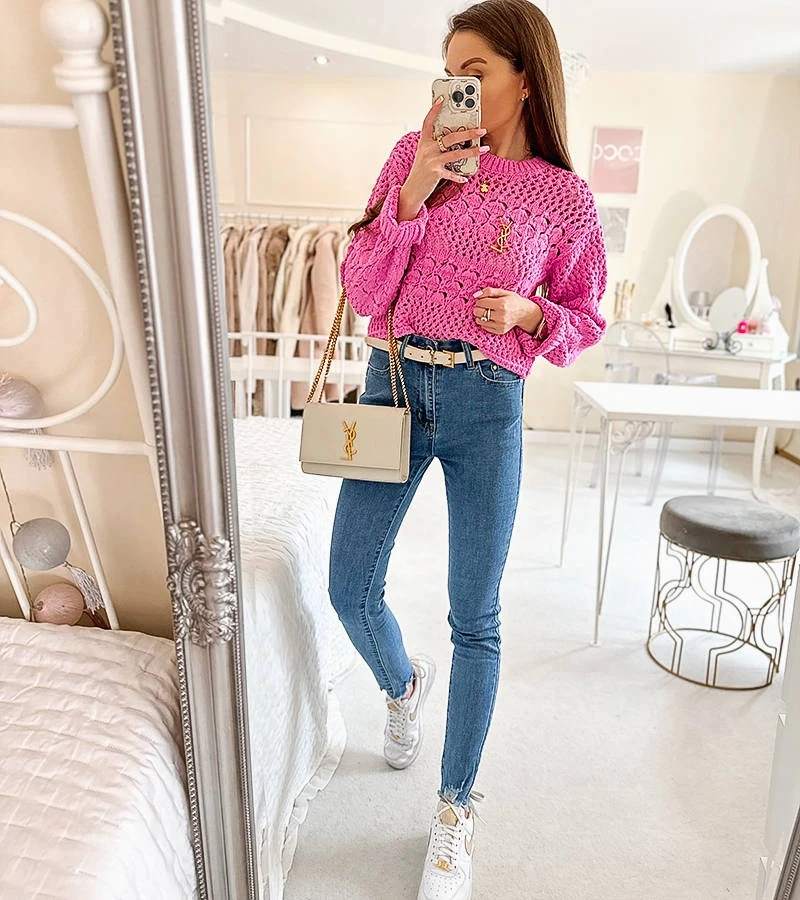 Kék szűk farmernadrág Sansouci