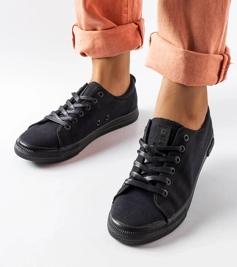 Fekete Big Star LL274057 tornacipők