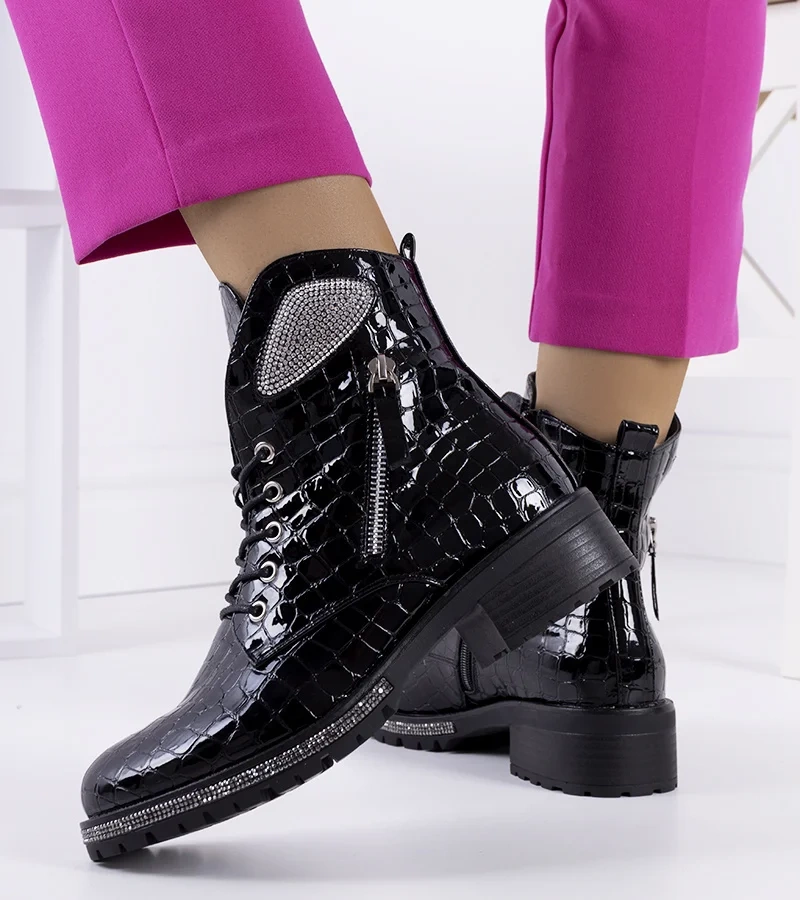 Fekete bokacsizma Airedale