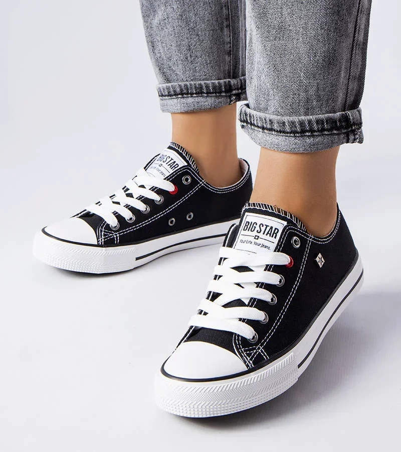 Fekete klasszikus tornacipő Big Star T274023906