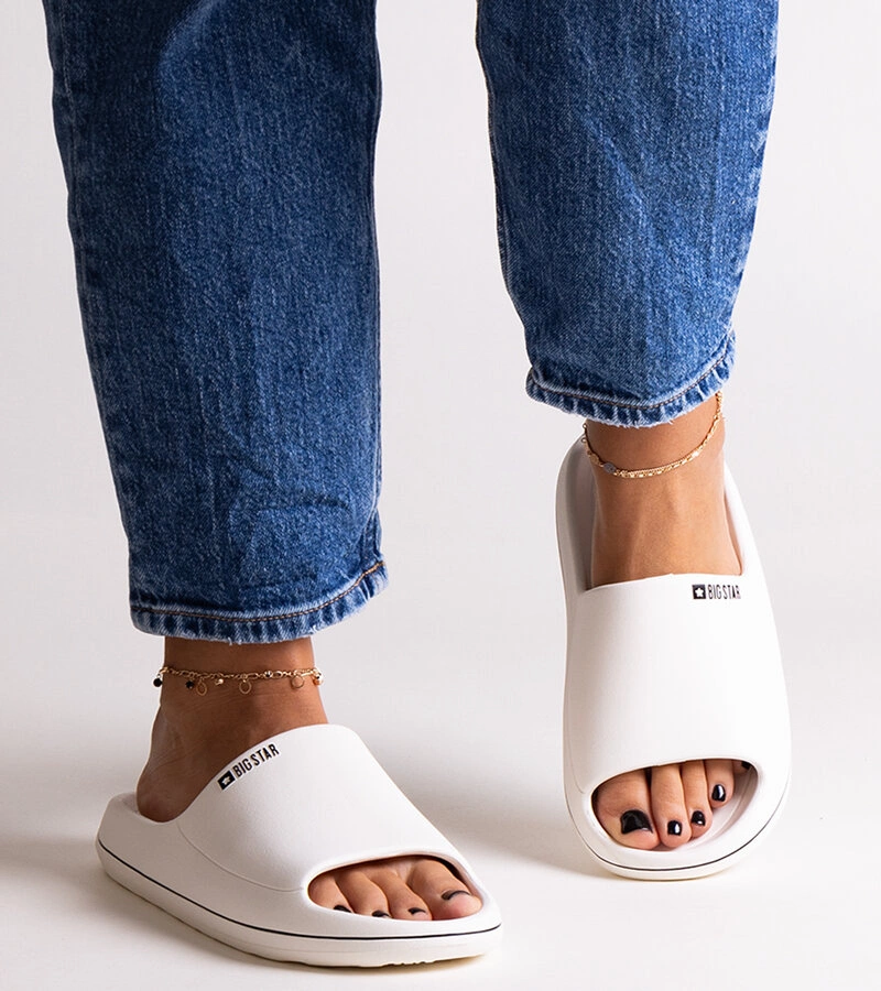 Big Star NN274A043 fehér papucsok