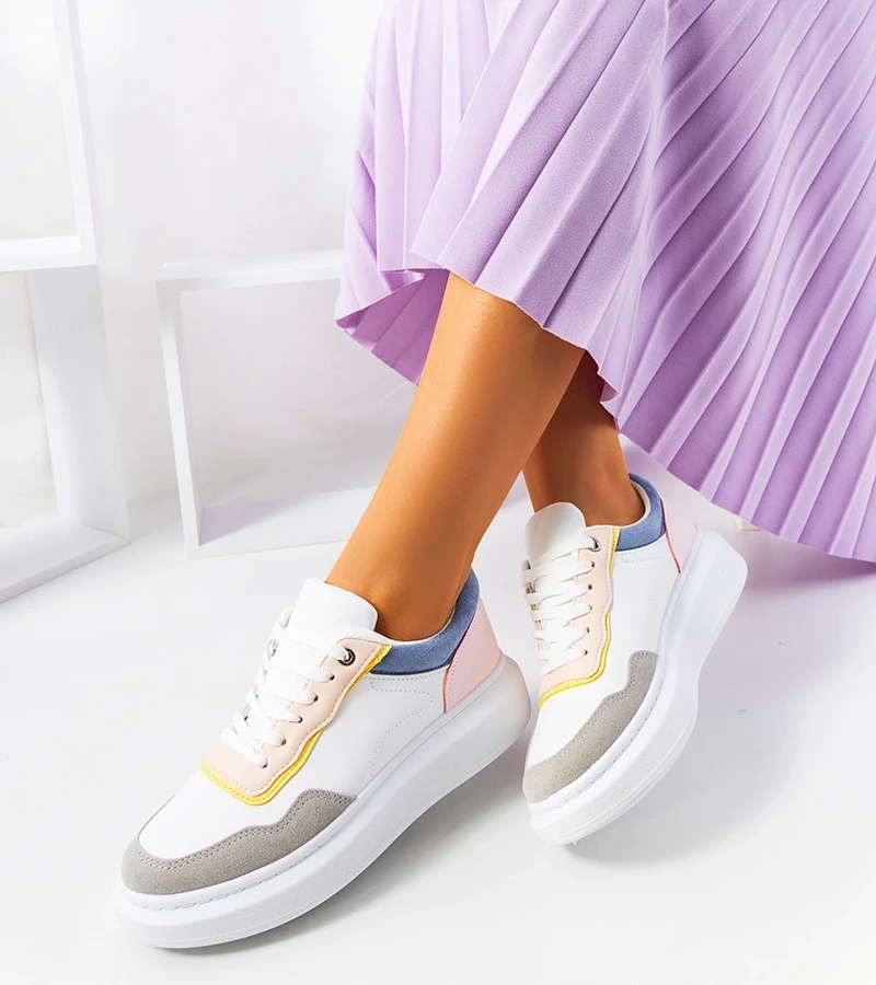 Fehér női tornacipő Selma Blue