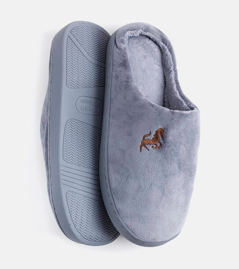 Szürke férfi papucs Presse