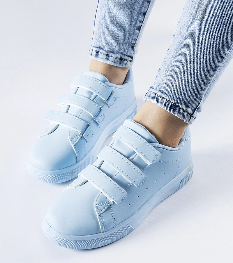 Kék Paré tépőzáras sneakerek