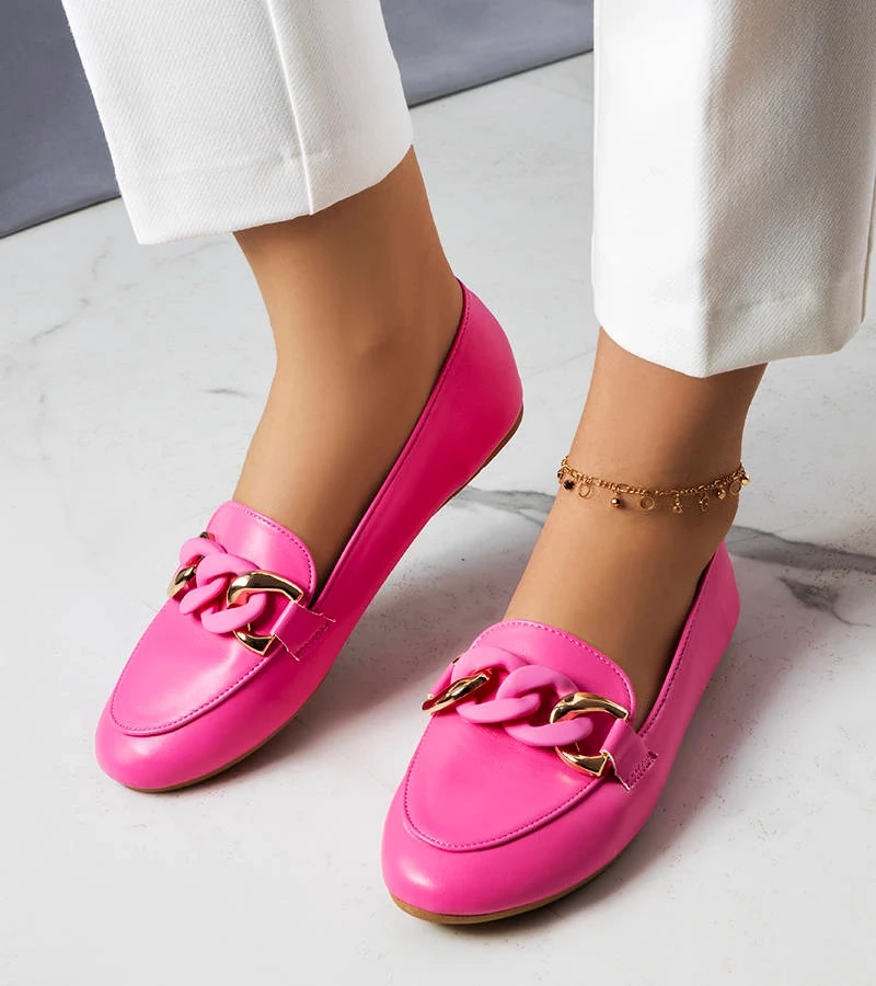 Rózsaszín mokaszin láncos Mamának