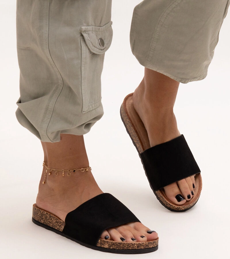 Klasszikus parafa talpú papucsok Matilte