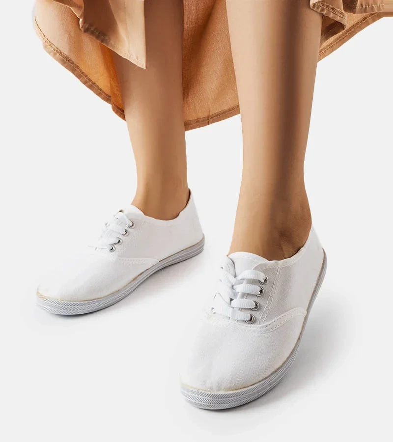 Fehér Wang teniszcipők