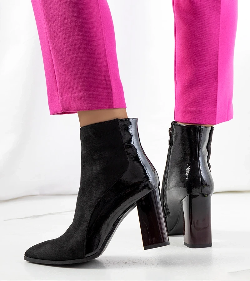 Fekete bokacsizma Leonar