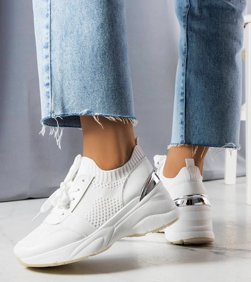 Fehér tornacipők Ann talppal