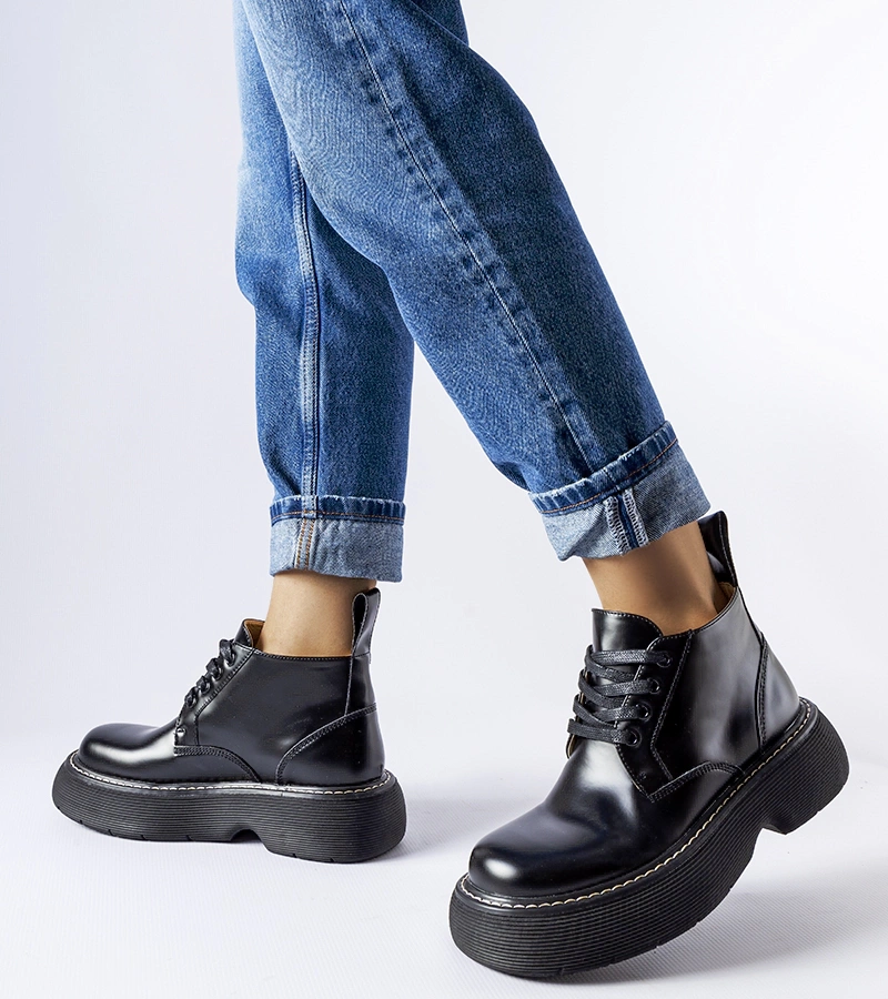 Fekete rövid klasszikus munkásnadrág Aristide