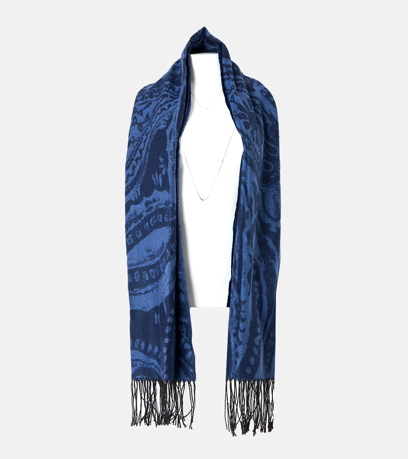 Fekete-kék virágos Colonie sál